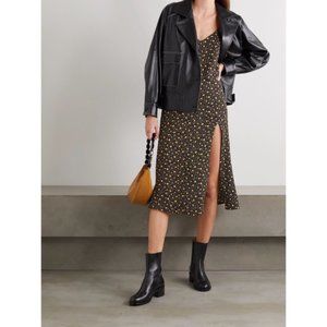 Reformation Crimini Dress Yellow Floral 6